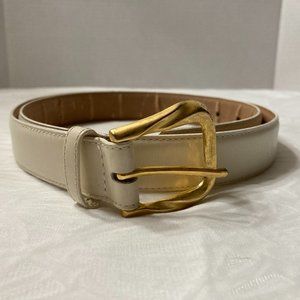 Honors Women’s Belt White Beige Genuine Leather Size XX Large K3432 Rodeo